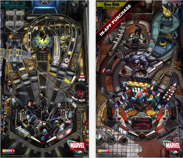 Marvel Pinball disponibile in offerta gratuita!