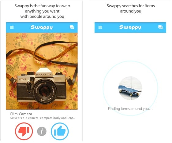 Swappy, l’app gratuita per scambiare quello che non usi con quello che ti serve