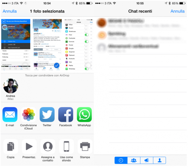 WhatsApp Beta: introdotta la condivisione foto e video nativa di iOS 8, presto disponibile per tutti