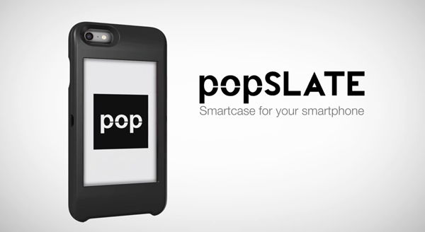 popSlate presenta la custodia con display secondario per iPhone 6