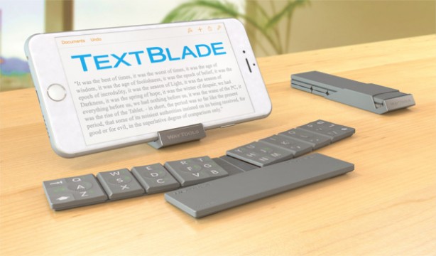 TextBlade: la tastiera magnetica piccola e trasportabile per iPad