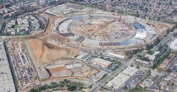 Apple rilascia una nuova immagine che mostra l’avanzamento dell’Apple Campus 2