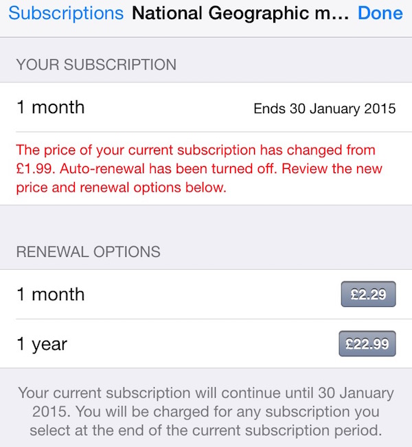 L’aumento dei prezzi su App Store ha automaticamente sospeso gli abbonamenti con l’Apple ID