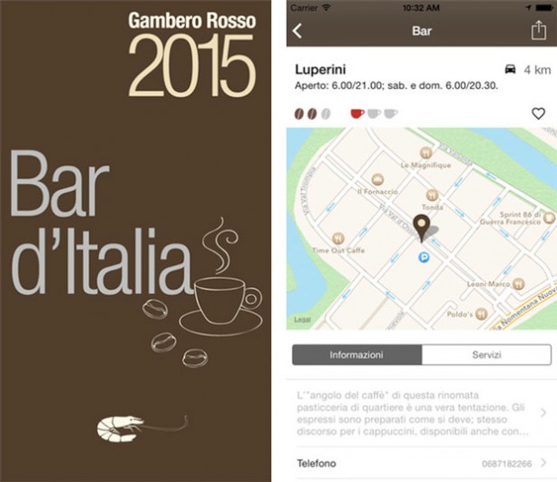 Bar d’Italia del Gambero Rosso: per i più esigenti amanti del caffè e non solo!