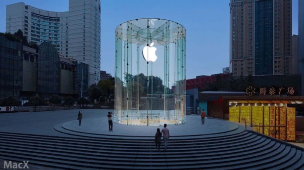 Svelato il nuovo Apple Store in Cina che apre domani!