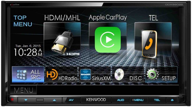 Kenwood presenta un’autoradio aftermarket compatibile con CarPlay e Android Auto