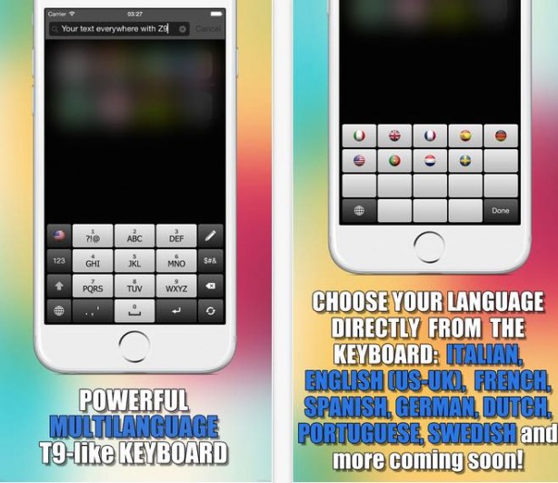 Z9 Keyboard: arriva una tastiera con il T9 su iPhone