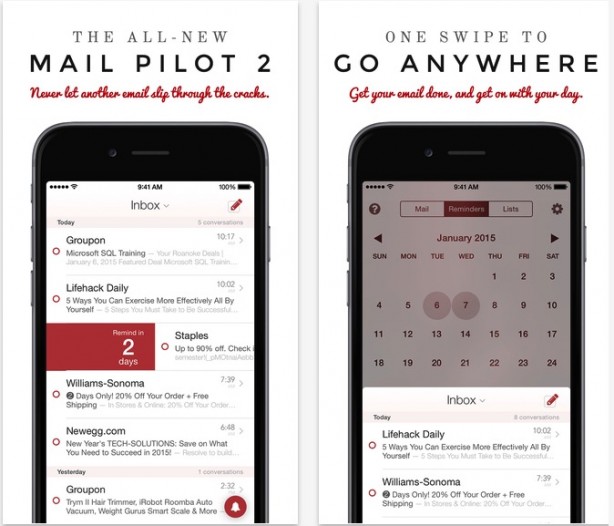 Mail Pilot 2 è disponibile su App Store