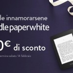 Kindle Paperwhite e Kindle Paperwhite 3G in offerta con 20€ di sconto fino al 14 febbraio!