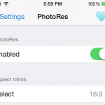 Come modificare la risoluzione e le proporzioni delle foto su iPhone con PhotoRes – Cydia