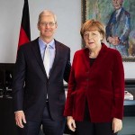 Tim Cook ha incontrato Angela Merkel per parlare di tutela della privacy