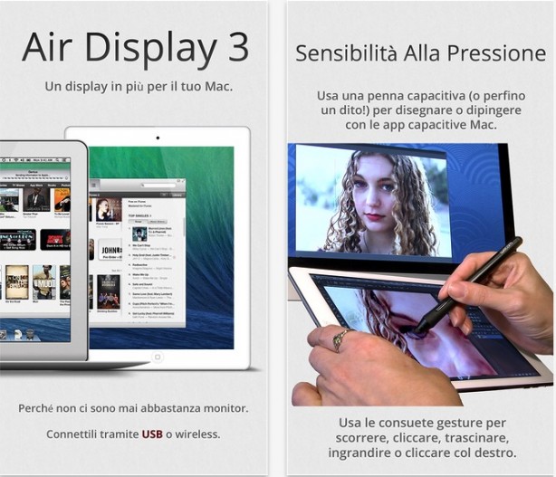 Air Display 3: trasforma l’iPhone in uno schermo per Mac (anche vis USB!)