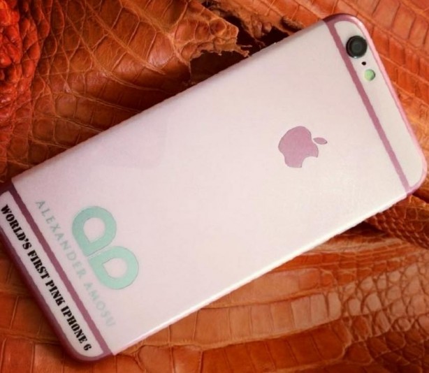 Amosu realizza un iPhone 6 rosa per San Valentino in edizione limitata