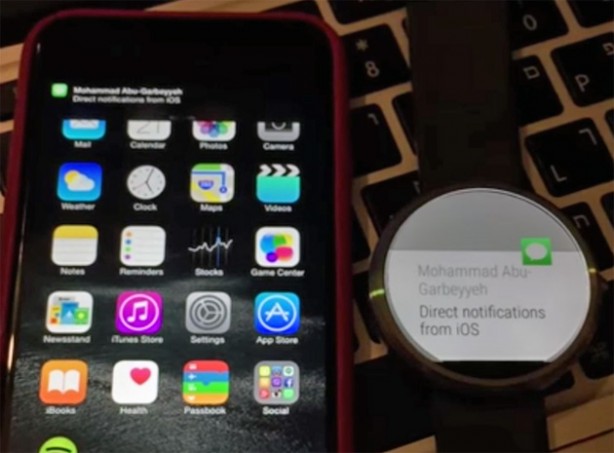 Un hack consente di inviare le notifiche dell’iPhone su Android Wear