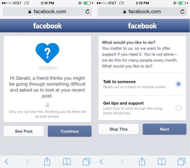 Facebook ha creato un tool per prevenire i suicidi