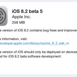 Apple rilascia iOS 8.2 beta 5 agli sviluppatori