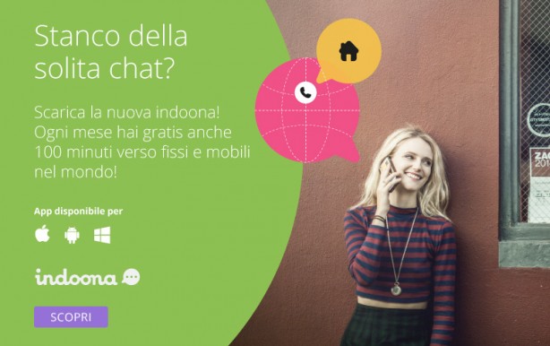 indoona_100minutigratis