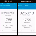 Durata della batteria: iOS 8.1.3 vs iOS 8.2 beta 2 vs iOS 8.3 beta 2