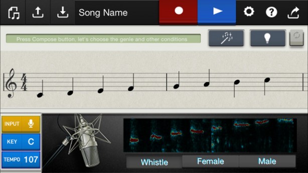 Chordana Composer: un’app che ci da una mano nella composizione di melodie