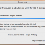 Questo programma viola il blocco con codice del vostro iPhone jailbroken!