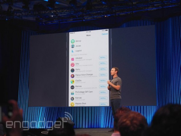 Facebook permetterà di integrare app di terzi su Messenger