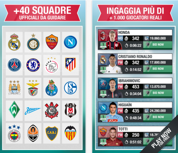 Fantasy Manager Football 2015 arriva su iPhone gratuitamente