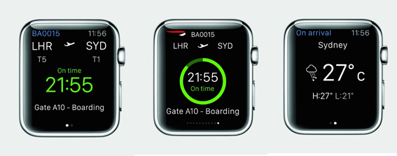 British Airways annuncia la sua applicazione per Apple Watch