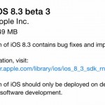 Apple rilascia iOS 8.3 beta 3 per gli sviluppatori: ecco le novità