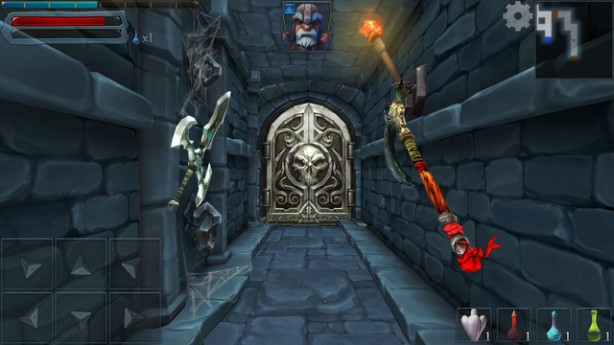 Dungeon Hero RPG, un poco ispirato dungeon crawler di Esenthel