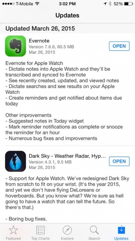 Apple approva le prime app per Apple Watch