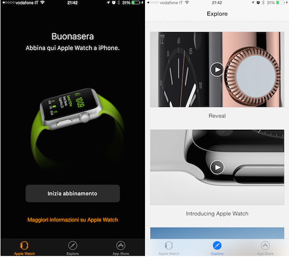 Applicazione Apple Watch in iOS 8.2: ecco i primi screenshot e informazioni su come avverrà l’abbinamento tra orologio e iPhone