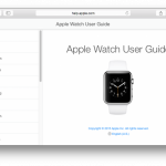 Disponibile il manuale utente dell’Apple Watch