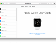 Disponibile il manuale utente dell’Apple Watch