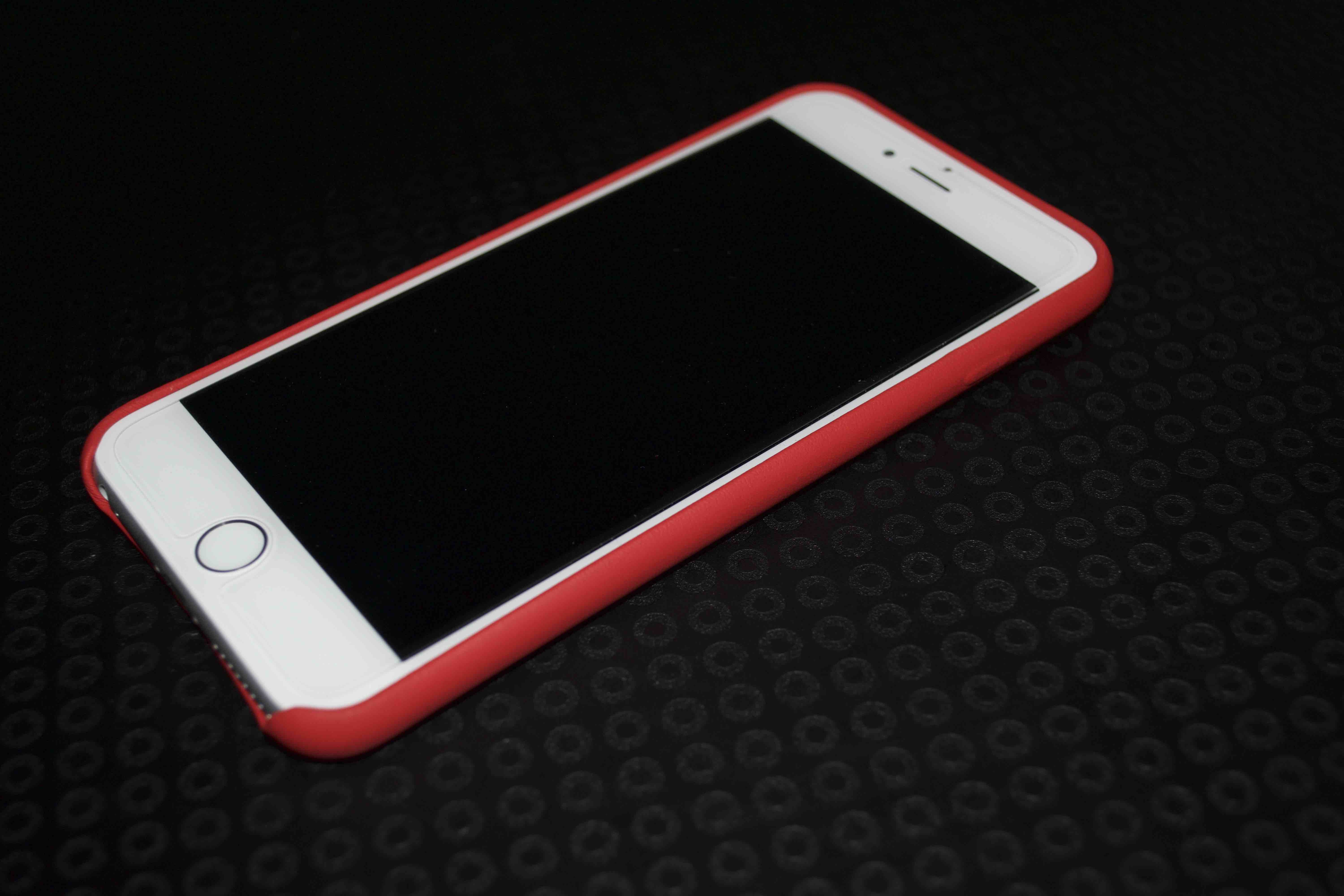 cover iphone 6 silicone rossa