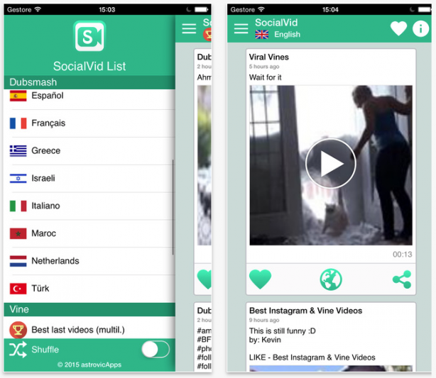 SocialVid: l’app per gli amanti dei video divertenti