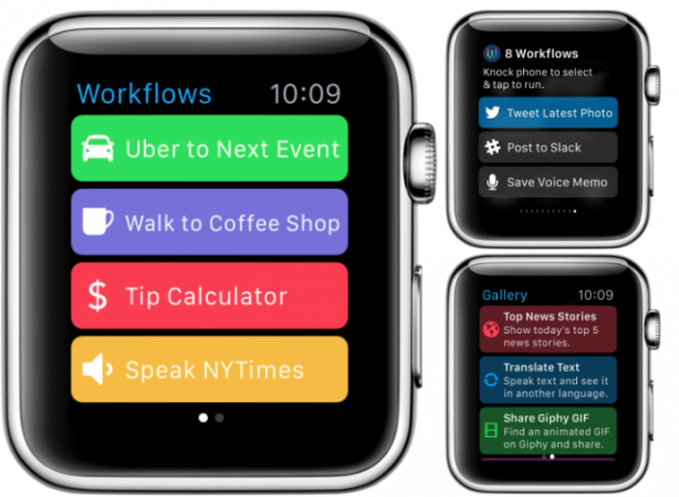 Con Workflow puoi effettuare 200 azioni automatiche con Apple Watch