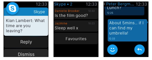 Anche Skype ha la sua app per Apple Watch
