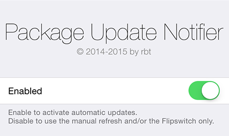 Package Update Notifier: ricevi una notifica quando un pacchetto si aggiorna – Cydia