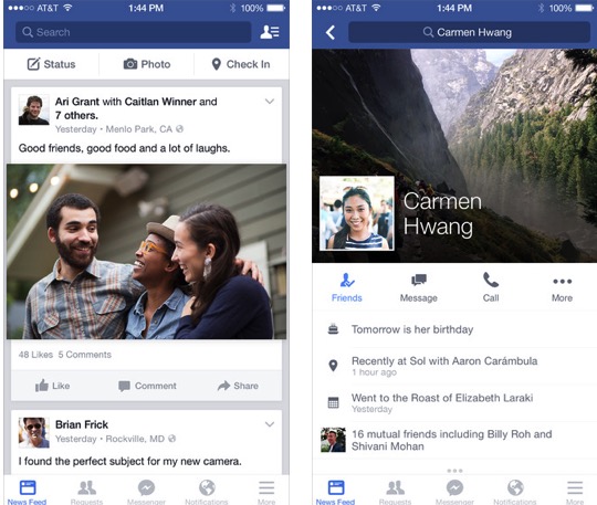 Facebook vuole migliorare le notifiche dell’app mobile