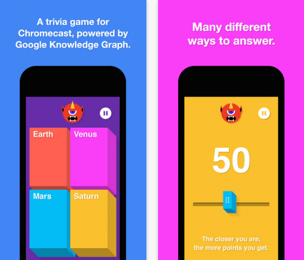 Big Web Quiz for Chromecast, il trivia per iPhone da fare in compagnia