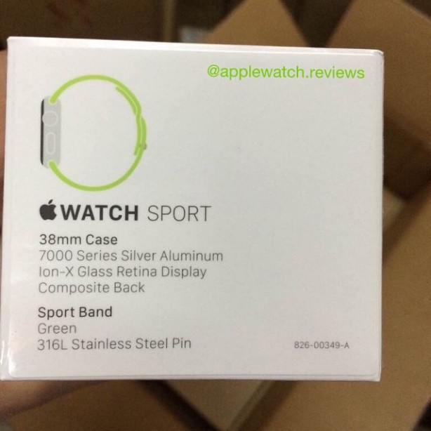 E’ questa la confezione dell’Apple Watch Sport?