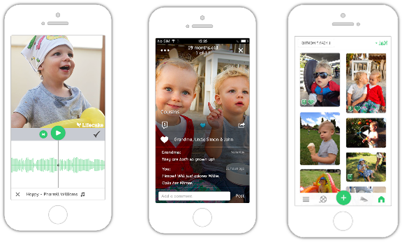 Lifecake, l’app Canon per conservare i ricordi dei propri figli