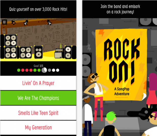 Rock On – A SongPop Adventure, dimostra quanto ne sai di musica rock