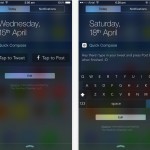 Quick Compose, il widget per scrivere messaggi su Twitter e Facebook
