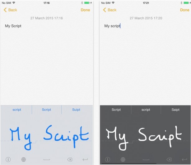 Scrivere a mano libera sul display dell’iPhone con MyScript Stylus