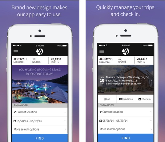 Il nuovo servizio Mobile Request di Marriott Hotels approda su iPhone