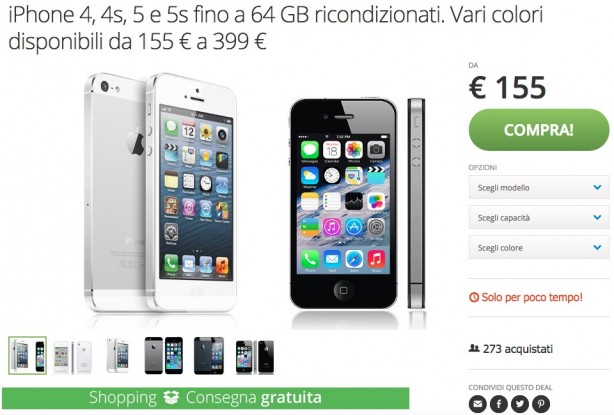 “Gli imperdibili”: iPhone ricondizionati vari modelli, codici sconto Groupon, batteria esterna da 20000 mAh e tanto altro ancora