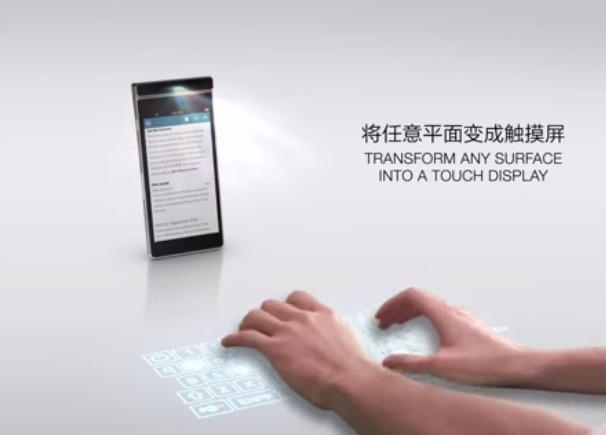Smart Cast di Lenovo: smartphone con proiettore laser integrato, ma per ora solo un concept