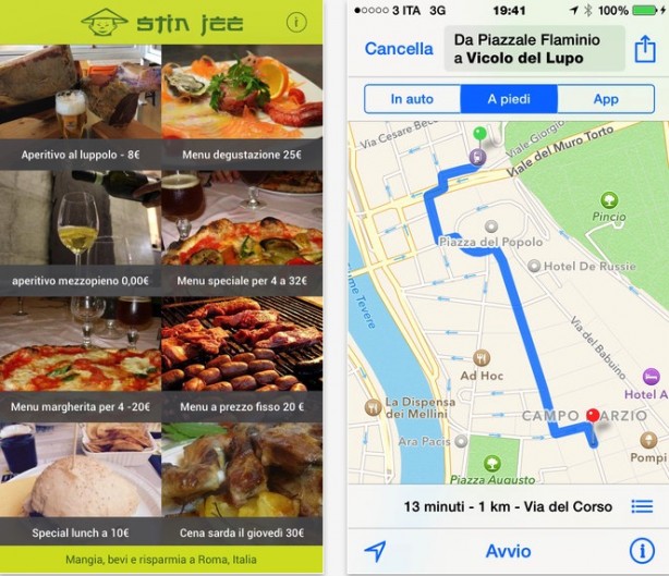 Stin Jee, l’app delle offerte in ristoranti e bar