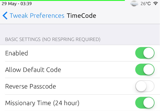 TimeCode: l’orario attuale è la password per sbloccare il tuo iPhone! – Cydia